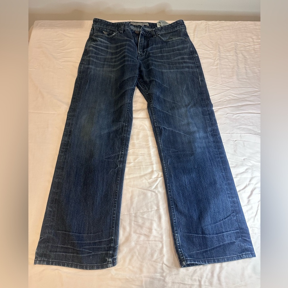 Guess Men's Dark Blue Relaxed Jeans